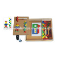 Banc maternel en bois préscolaire OEM joyeux artisan - jouets marrants pour enfants MDD-1004